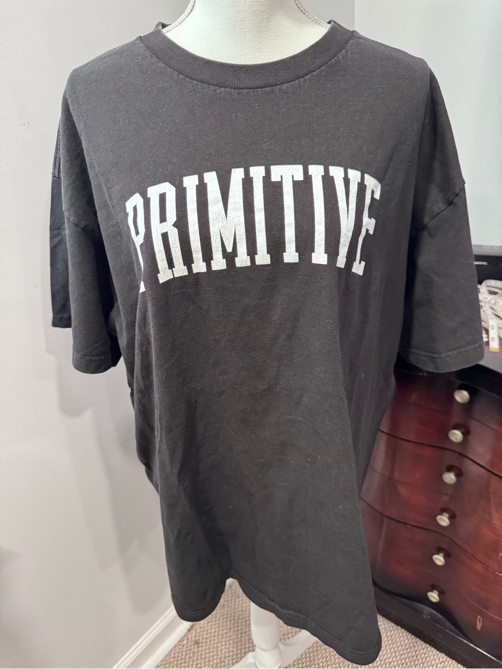 Primitive Black Men's Logo T-Shirt
